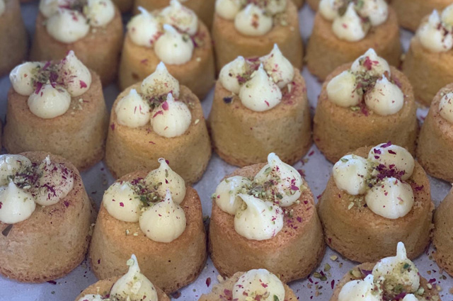 A range of cakes from St Malo bakery in Sydney. Cakes from St Malo